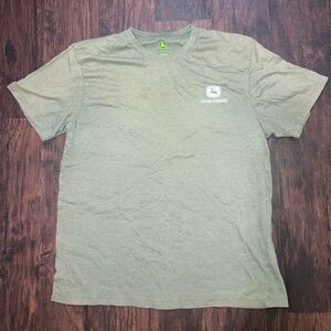John Deere Men's Khaki Short Sleeve Tee
